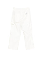 Pantaloni per bambino Paolo Pecora Kids bianchi con tasche PP4320 GESSO PAOLO PECORA KIDS 