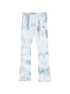 Leggings per bambina Off-White Kids multicolore con motivo tie-dye 44GCA009S26J001 451 OFF WHITE KIDS 