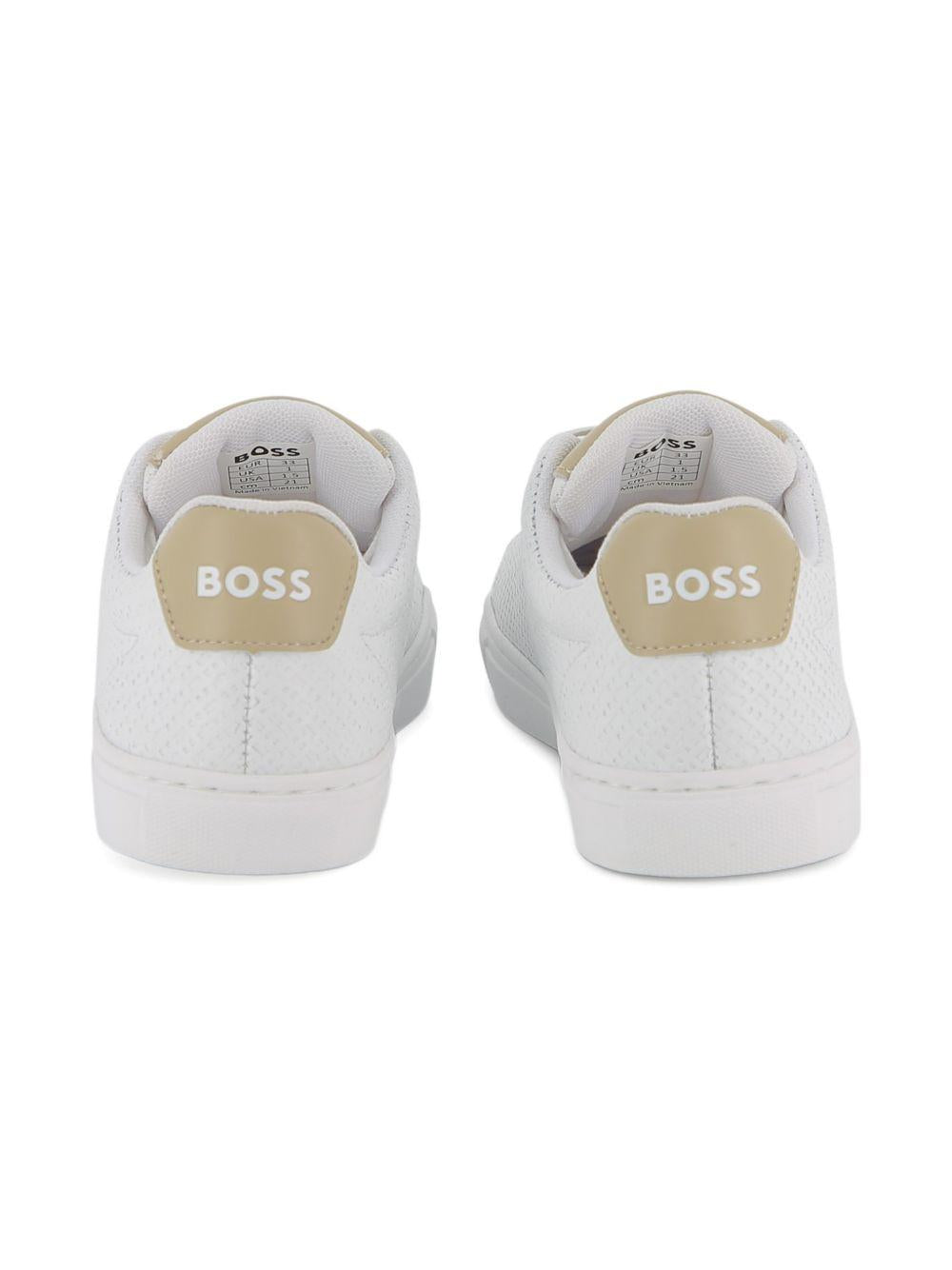 Sneakers da bambino Boss Kids bianche con lacci J52803 10P BOSS KIDS 