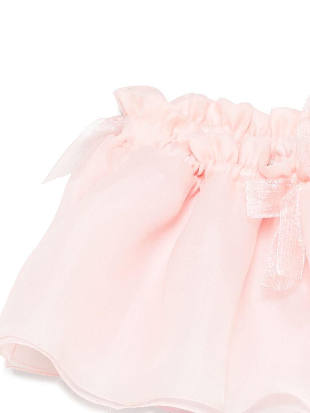 Gonna per neonata A'lapage rosa in organza AL38 ROSA A'LAPAGE KIDS 