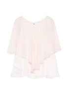Blusa per bambina Alberta Ferretti Kids rosa con ruches R1G300 7142 0013 ALBERTA FERRETTI KIDS 