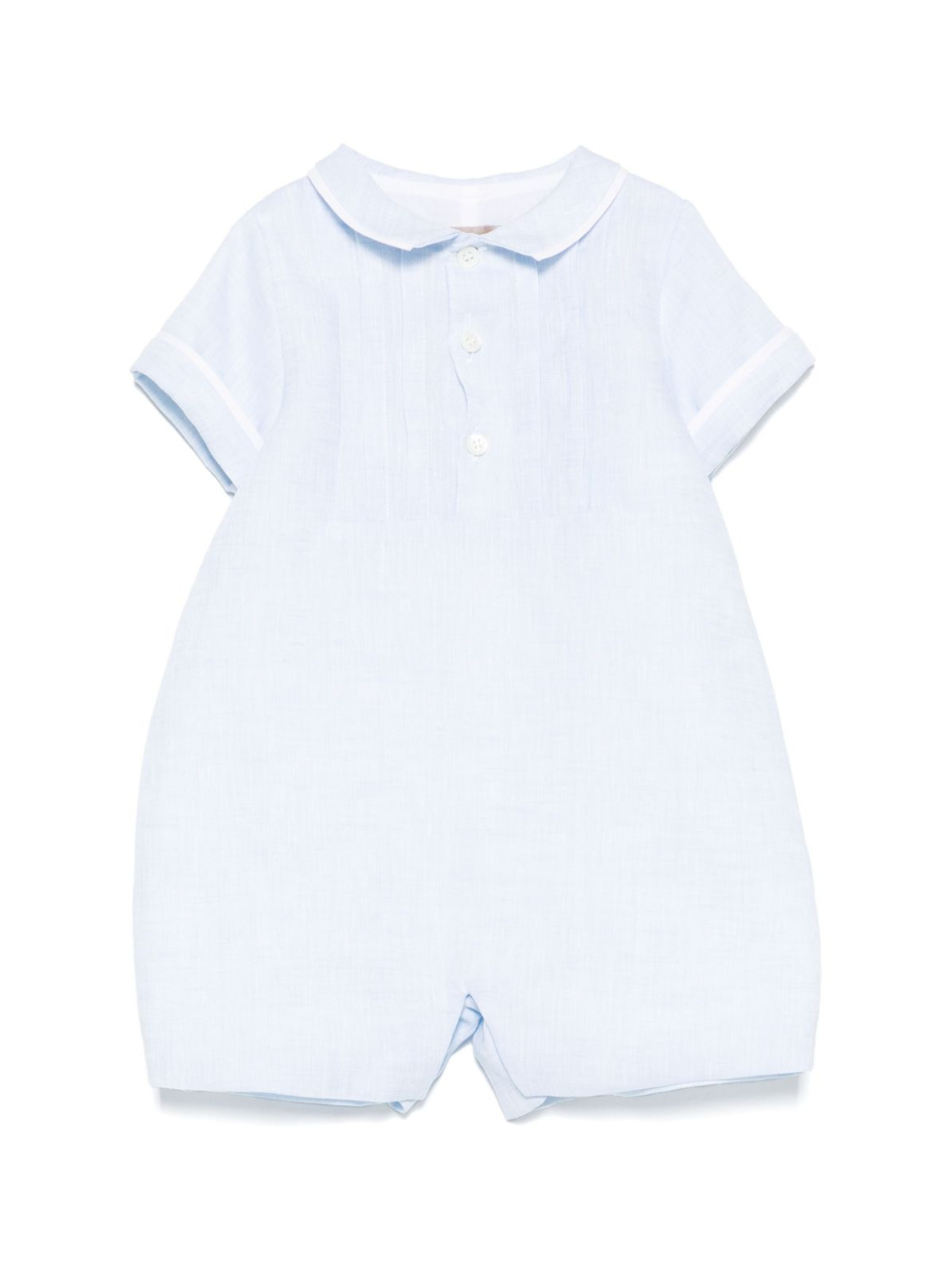 Tutina per neonato La Stupenderia azzurro plissettata TBPG57 D34 LA STUPENDERIA 