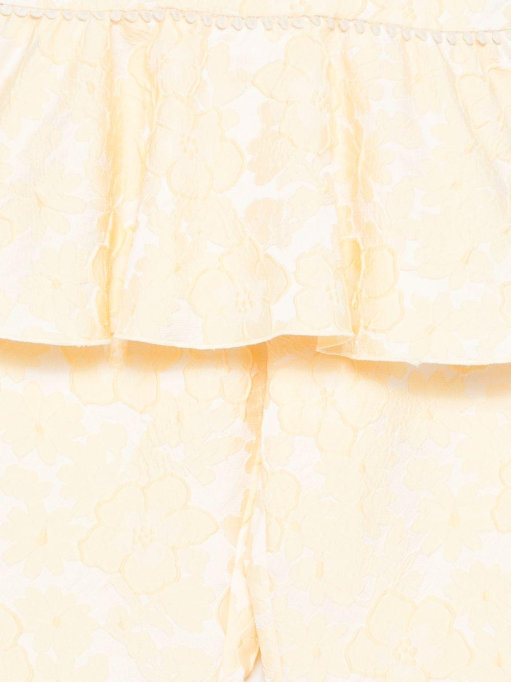 Set due pezzi per bambina La stupenderia gialli con dettaglio floreale 2CJCT74 X09 LA STUPENDERIA KIDS 