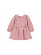 Abito per neonata Chloè Kids rosa con dettaglio con ruches C21336 48W CHLOE' KIDS 