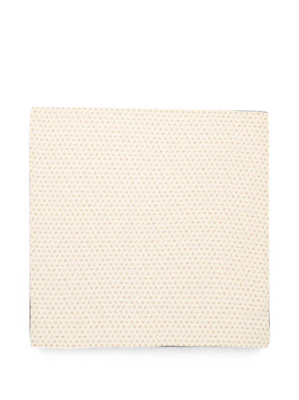 Set di due copertine per neonati Bonpoint Kids beige con stampa floreale W06NACW00002 624 BONPOINT KIDS 