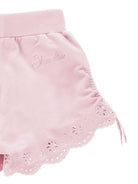 Shorts per bambina Monnalisa Kids  rosa con coulisse 17G401 7014 0090 MONNALISA KIDS 