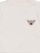 Felpa per bambini Donsje bianco con ricamo koala 4101902 00133 DONSJE 