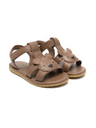 Sandali per bambino Donsje Dhalo marrone con dettaglio orso 2027701 CL004 DONSJE KIDS 