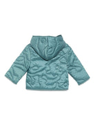 Giacca trapuntata per neonati Emporio Armani Kids verde con cappuccio EB000507 AF16045 U7317 EMPORIO ARMANI KIDS 