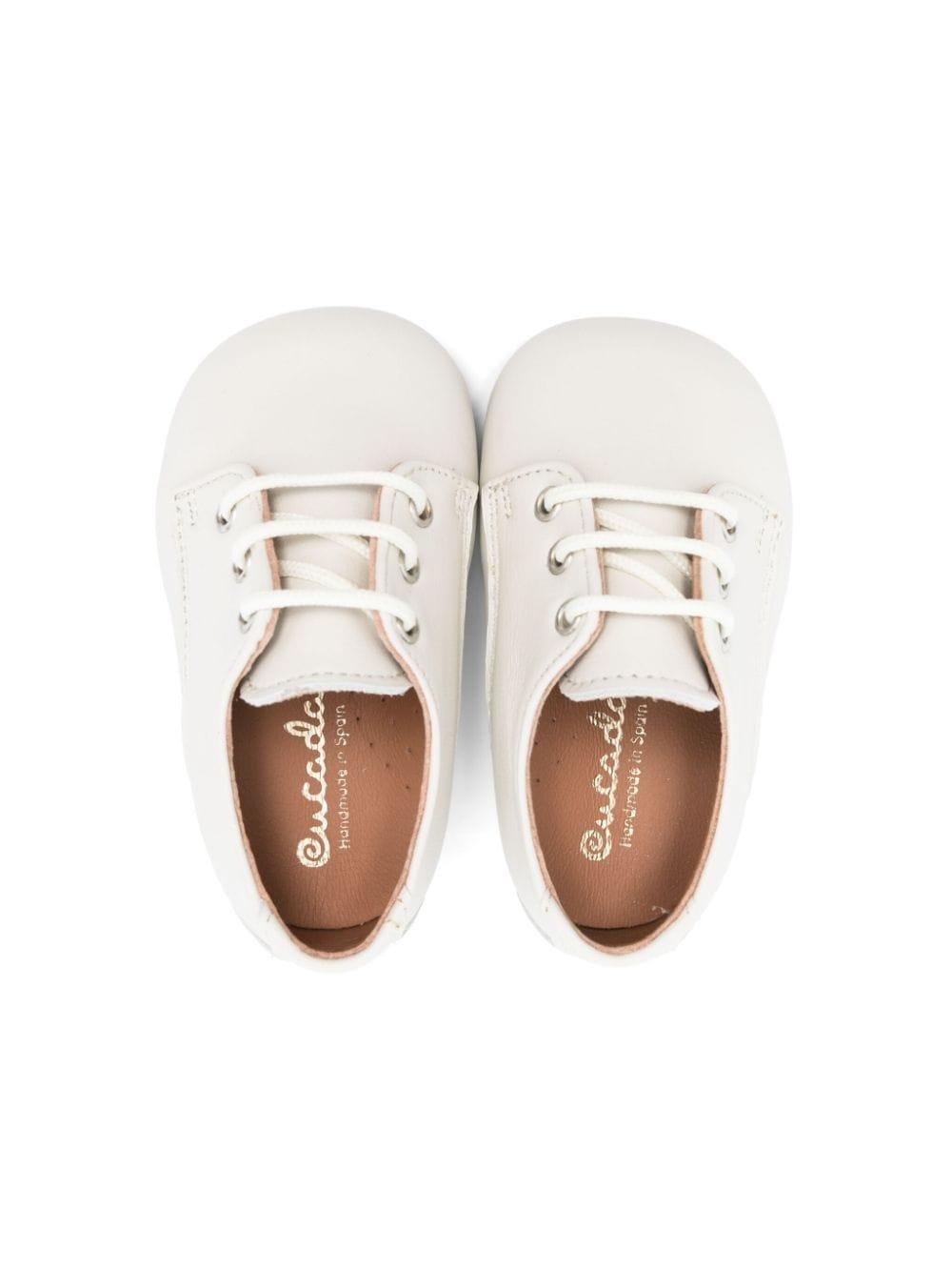 Scarpe primi passi per neonato Eli1957 beige con lacci 14027AK BEIGE Eli Kids 