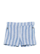 Shorts per neonato Tartine & Chocolat blu con motivo a righe CC26041 46 TArtine & Chocolat KIDS 