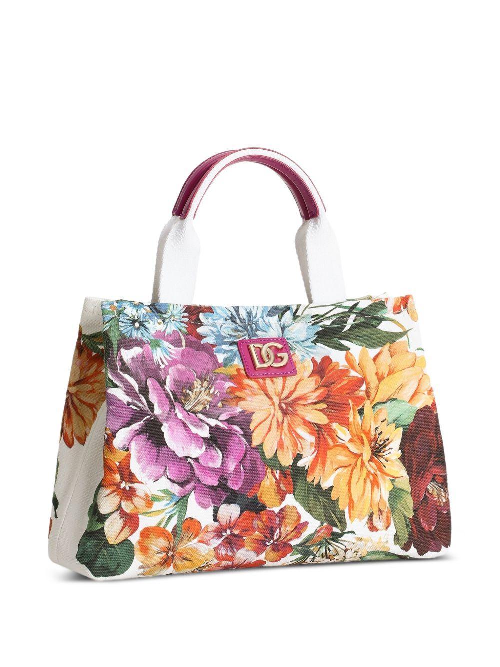 Borsa per bambina Dolce & Gabbana Kids multicolore con stampa floreale all-over EB0116 AY218 HA5PC DOLCE & GABBANA KIDS 