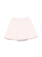 Gonna con logo per bambina Moschino Kids rosa con due tasche laterali HBJ02GLCA32 50209 MOSCHINO KIDS 