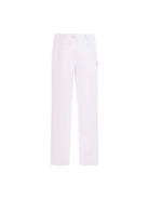 Pantaloni per bambina Monnalisa bianco con logo 71G404 7303 0001 MONNALISA KIDS 