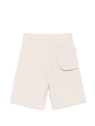 Shorts per bambino Emporio Armani Kids beige con trama a coste EB001062 AF20709 U1156 EMPORIO ARMANI KIDS 