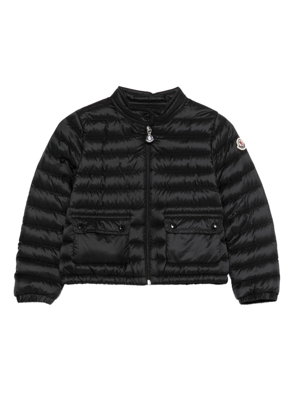 Piumino Lans per bambina Moncler Enfant nero con fodera in longue saison L19541A00032597YF 999 MONCLER KIDS 