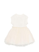 Abito per neonata Donsje beige con ruches 4114500 00002 DONSJE KIDS 