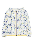 Giubbino Le Vrai per bambino K Way Kids bianco con cappuccio ampio K2148SW A01 K-WAY KIDS 