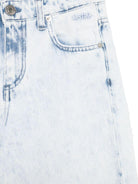 Pantaloni per bambina MSGM Kids denim con effetto vissurto S5MSJGDP180 126 MSGM KIDS 