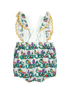 Salopette per neonata Stella McCartney Kids bianco con stampa logo all-over TYA001 Z3599 101MC STELLA McCARTNEY KIDS 