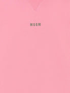 Felpa per bambina MSGM Kids rosa con collo rialzato F5MSJGSW188 MS038 MSGM KIDS 