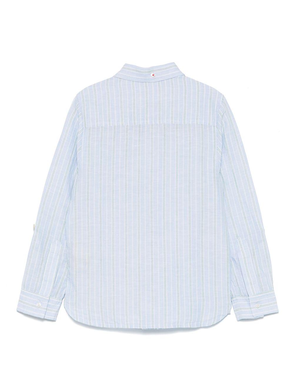 Camicia per bambino Scotch & Soda Kids azzurro a righe 180353 420 SCOTCH&SODA KIDS 