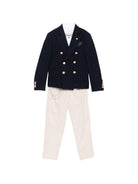 Completo doppiopetto per bambino Colorichiari blu con catena rimovibile (5 pezzi) MJ548385 4928d 60 COLORICHIARI KIDS 