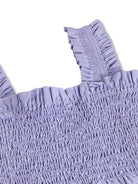 Top Rolfia per bambina Molo viola con corsetto arricciato 2S26C401 5622 MOLO KIDS 