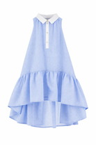 Abito per bambina Philosophy di Lorenzo Serafini Kids azzurro con decorazione a strass I1G912 7316 0058 PHILOSOPHY KIDS 