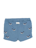 Costume per neonato Donsje blu con ricamo balene all-over 4117302 00185 DONSJE KIDS 