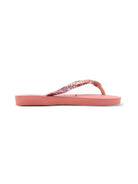 Infradito per bambina Havaianas Kids rosa con dettagli glitterati 4146975 1121 HAVAIANAS KIDS 