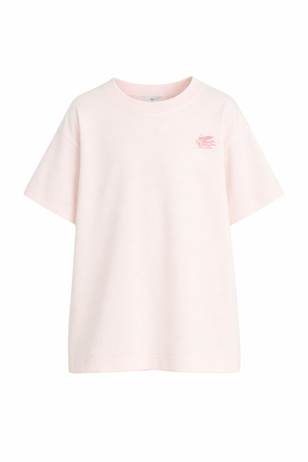 T-shirt per bambina Etro Kids rosa con logo ricamato GY8P91 Z3672 501 ETRO KIDS 