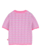 T-shirt per bambina Billieblush rosa a fantasia U21944 929 BILLIEBLUSH KIDS 