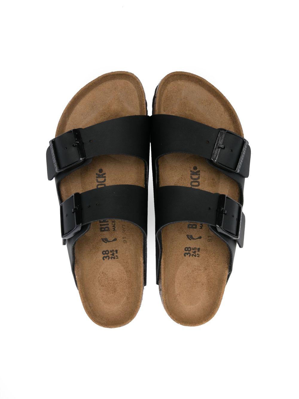 Ciabatte Arizona per bambini Birkenstock Kids nere con doppia fibbia 051793 BLACK BIRKENSTOCK KIDS 