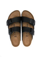 Ciabatte Arizona per bambini Birkenstock Kids nere con doppia fibbia 051793 BLACK BIRKENSTOCK KIDS 
