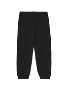 Pantaloni sportivi per bambino Palm Angels Kids neri con logo sul davanti PBCH008S26FLE001 110 PALM ANGELS KIDS 