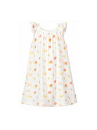 Camicia da notte per bambina Petit bateau bianca con stampa grafica all-over A0FD8 01 PETIT BATEAU 