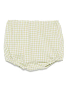 Pantaloncini per neonata Mariella Ferrari verde a quadri PLE5 011 MARIELLA FERRARI KIDS 