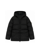 Giubbino per bambino Stone Island Kids nero con trama imbottita L2S164100012S0A23 V0029 STONE ISLAND KIDS 