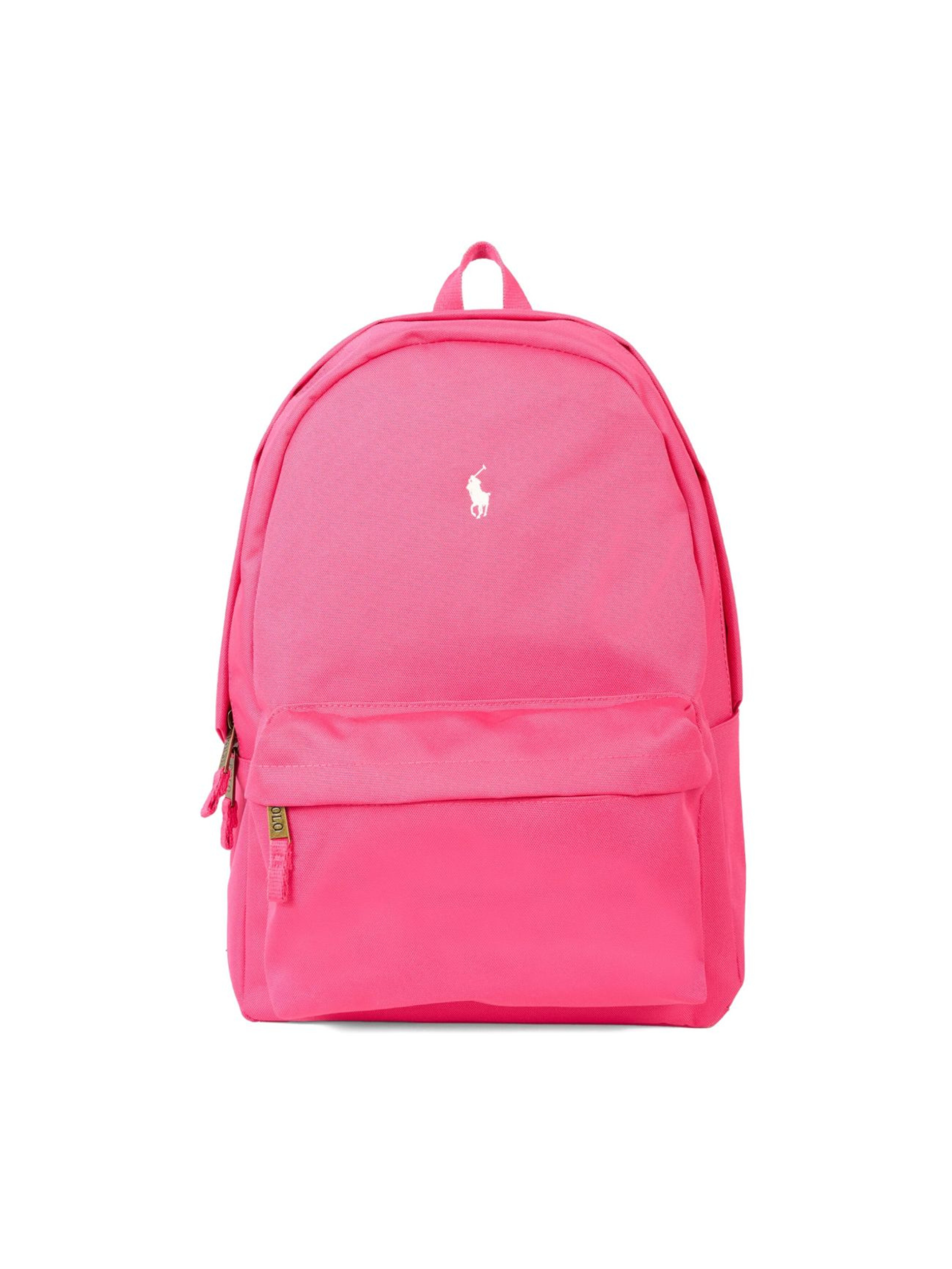 Zaino per bambina Polo Ralph Lauren Kids fucsia con motivo Polo Pony 9AR151 ADP Ralph Lauren kids 