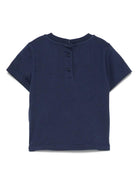 T-shirt per neonato Fendi Kids blu con stampa BMI262 7AJ F1I11 FENDI KIDS 