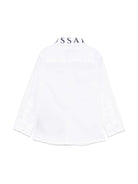 Camicia per neonato TRUSSARDI JUNIOR bianco con stampa TIP25091CA WHITE TRUSSARDI JUNIOR 