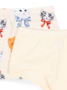 Set di due slip per bambina Molo Kids beige con stampa gatti 2W26Q601 5848 MOLO KIDS 