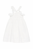 Abito Anaya per bambina Louise Misha bianco con rifinitura a ruches GRI-S26-L0133 OFF WHITE LOUISE MISHA 