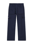 Pantaloni per bambino Dolce & Gabbana Kids blu con coulisse in vita L44P76 FU4GI B1823 DOLCE & GABBANA KIDS 