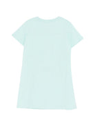 Abito per bambina Stella McCartney Kids azzurro con stella sul davanti TY1A91 Z0434 683 STELLA McCARTNEY KIDS 