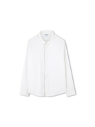 Camicia a maniche lunghe per bambino BOSS Kidswear bianco con orlo curvo J52010 10P BOSS KIDS 