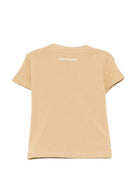T-shirt per neonato Trussardi Junior beige con stampa grafica TIP26072TS BROWN INC. TRUSSARDI KIDS 