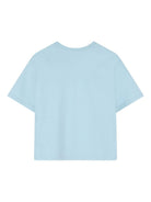 T-shirt per bambino The Marc Jacobs Kids azzurro con dettaglio logo W60755 77B THE MARC JACOBS KIDS 