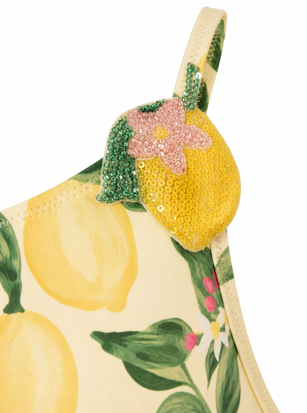 Bikini per neonata Molo Kids bianco crema monospalla a fiori 8S26P109 9505 MOLO KIDS 